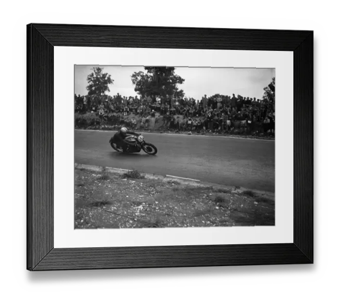 Framed Print : The winner once again and unbeaten at Brands Hatch in three years, John Surtees