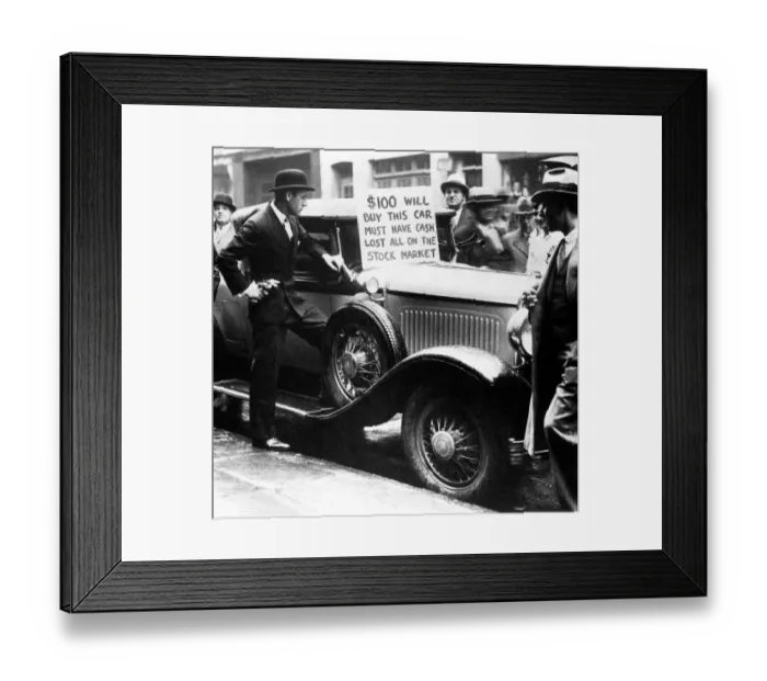 Framed Print : New York Stock Market Crash October 1929 Framed Print : New York Stock Market Crash October 1929