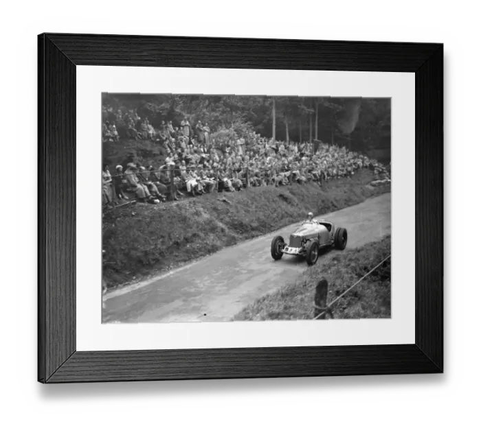 Framed Print : Mrs K Petre in her Riley. 28 September 1935 Framed Print : Mrs K Petre in her Riley. 28 September 1935