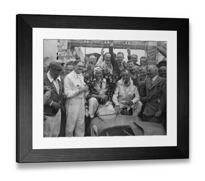Framed Print : C R Whitcroft wins Ulster Tourist Trophy after race of thrills. C R Whitcroft in Framed Print : C R Whitcroft wins Ulster Tourist Trophy after race of thrills. C R Whitcroft in