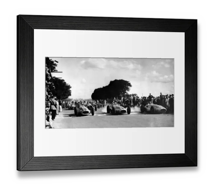 Framed Print : Mercedes-Benz amongst the starters in this Grand Prix race Framed Print : Mercedes-Benz amongst the starters in this Grand Prix race