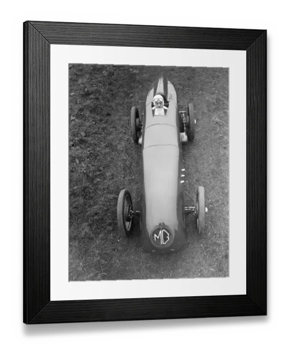 Framed Print : G E T Eyston prepares for attack on world speed record for baby cars at Pendine Sands Framed Print : G E T Eyston prepares for attack on world speed record for baby cars at Pendine Sands