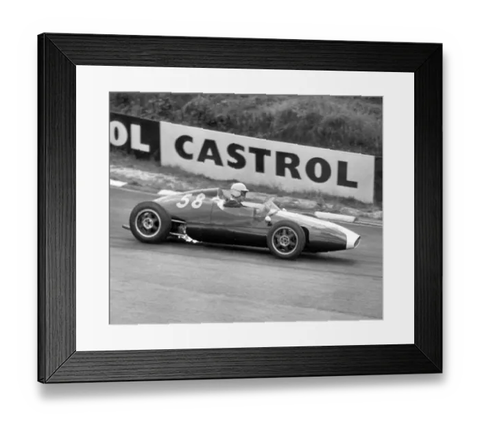 Framed Print : Ron Flockhart Scottish Racing Driver August 27 1960 Framed Print : Ron Flockhart Scottish Racing Driver August 27 1960