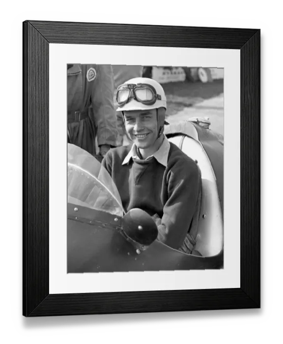 Framed Print : Ron Flockhart Scottish Racing Driver April 12 1962