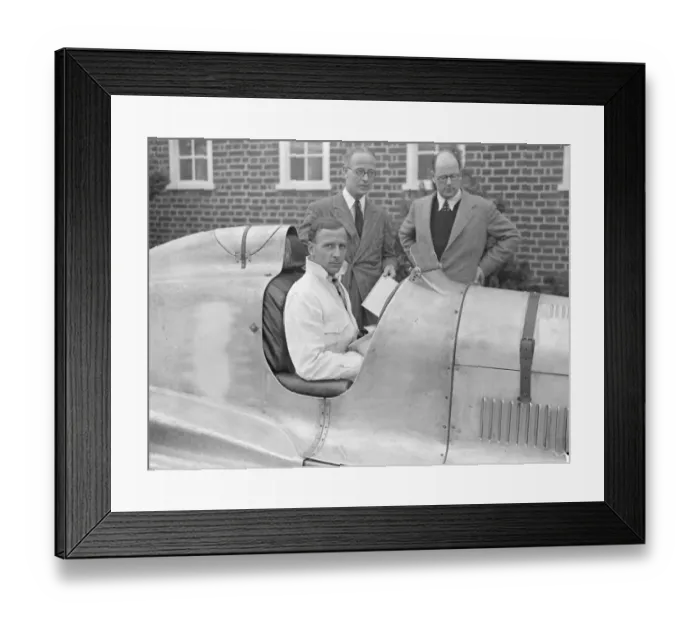 Framed Print : Flight Lieutenant Chris Staniland, the high speed pilot, motocar race driver Framed Print : Flight Lieutenant Chris Staniland, the high speed pilot, motocar race driver