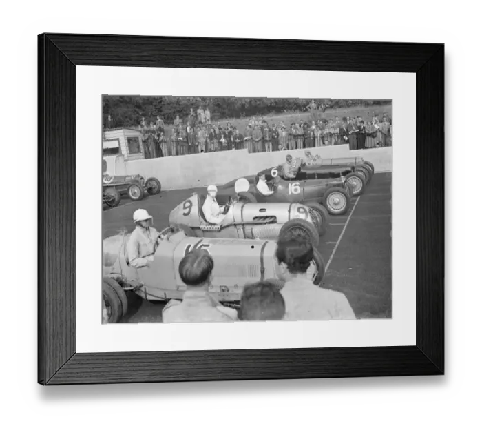 Framed Print : The start of a race at Crystal Palace, London. 1 July 1939 Framed Print : The start of a race at Crystal Palace, London. 1 July 1939