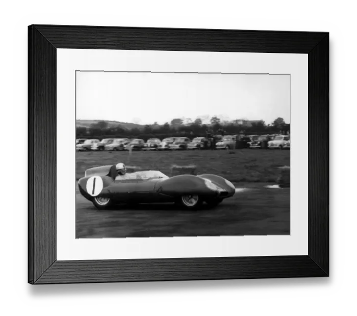 Framed Print : M Templeton 1100 cc Lotus Climax winner of Formula Libre Scratch Race at Kirkistown