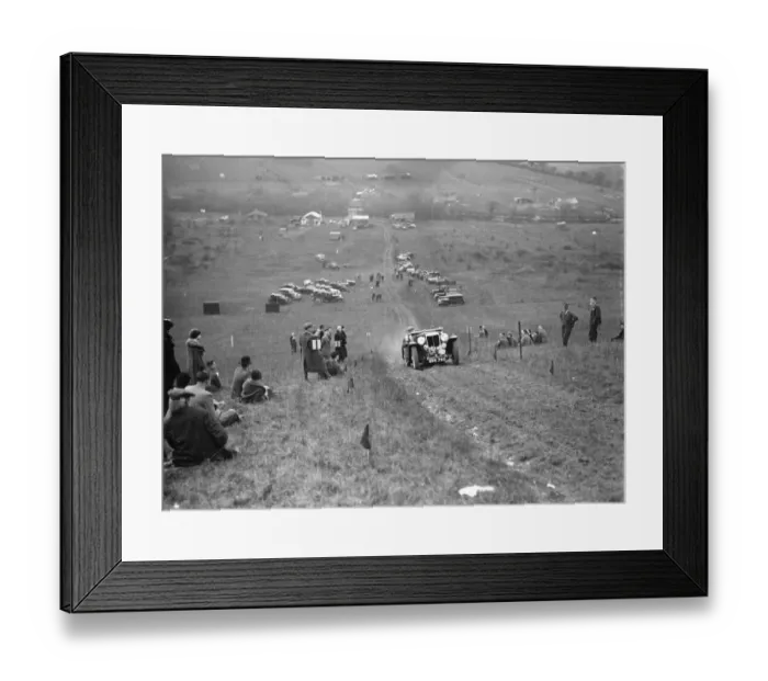 Framed Print : Motorsport - hill climb. 1935 Framed Print : Motorsport - hill climb. 1935