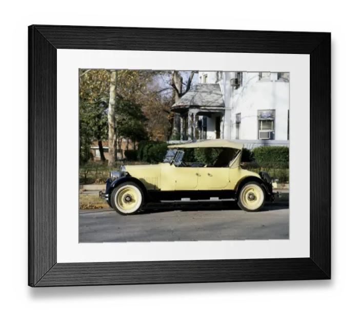 Framed Print : Transport Road 1926 Cunningham V6 Sport Touring Framed Print : Transport Road 1926 Cunningham V6 Sport Touring