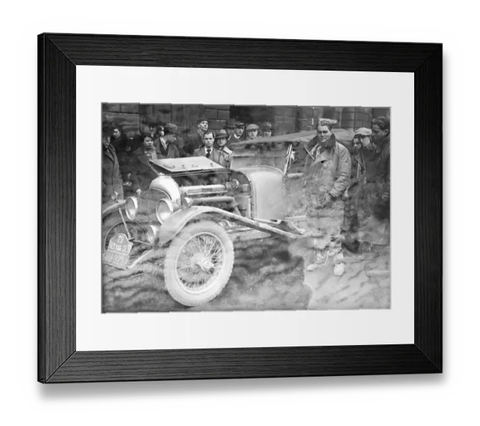 Framed Print : R Grant Ferris, Monte Carlo Rally driver. January 1935 Framed Print : R Grant Ferris, Monte Carlo Rally driver. January 1935