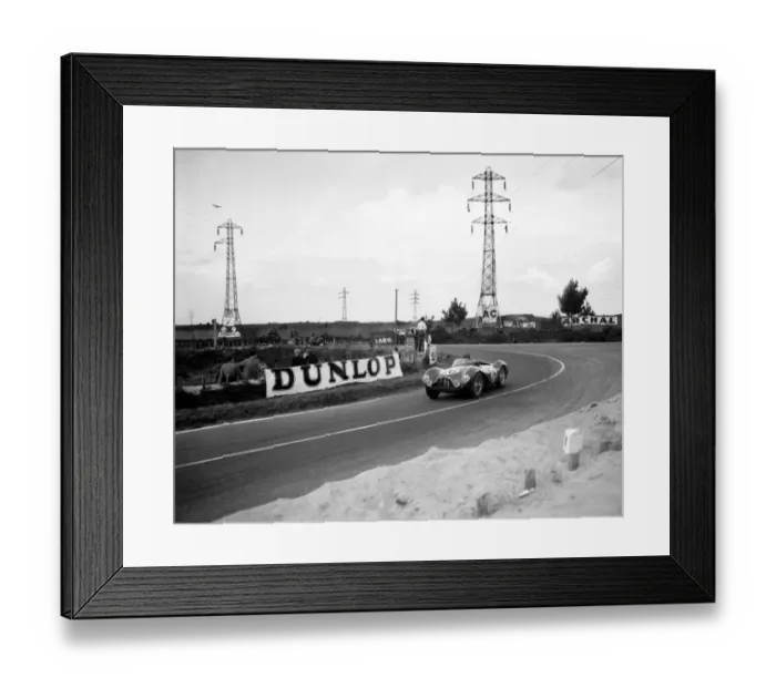 Framed Print : 24 Hour Le Mans Endurance Race. Car No. 26 - The Aston Martin driven by the Abecassis Framed Print : 24 Hour Le Mans Endurance Race. Car No. 26 - The Aston Martin driven by the Abecassis