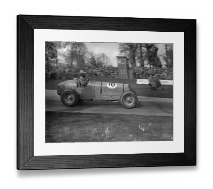 Framed Print : Seaman driving single handed, wins British Empire road race. Driving witout relief Framed Print : Seaman driving single handed, wins British Empire road race. Driving witout relief