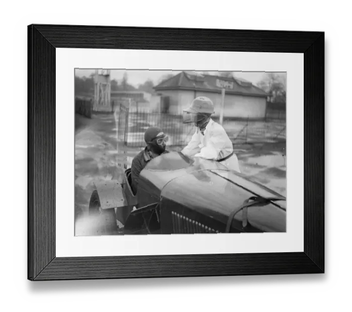 Framed Print : A contrast in face protectors for women speedway racers. Two famous women motorists Framed Print : A contrast in face protectors for women speedway racers. Two famous women motorists