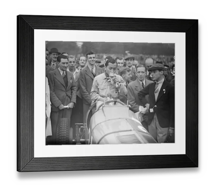 Framed Print : Prince Birabongse toasting his victory after the service in the first international Framed Print : Prince Birabongse toasting his victory after the service in the first international
