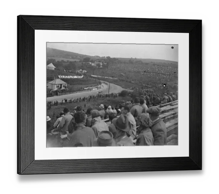 Framed Print : Ulster T T. General view and start. 1932 Framed Print : Ulster T T. General view and start. 1932