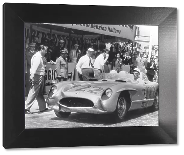 Stirling Moss became the first Englishman to win the 1000 mile road race