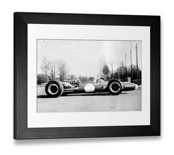 Framed Print : Paris: This is the new French-made Formula 1 Sports car Matra which will enter