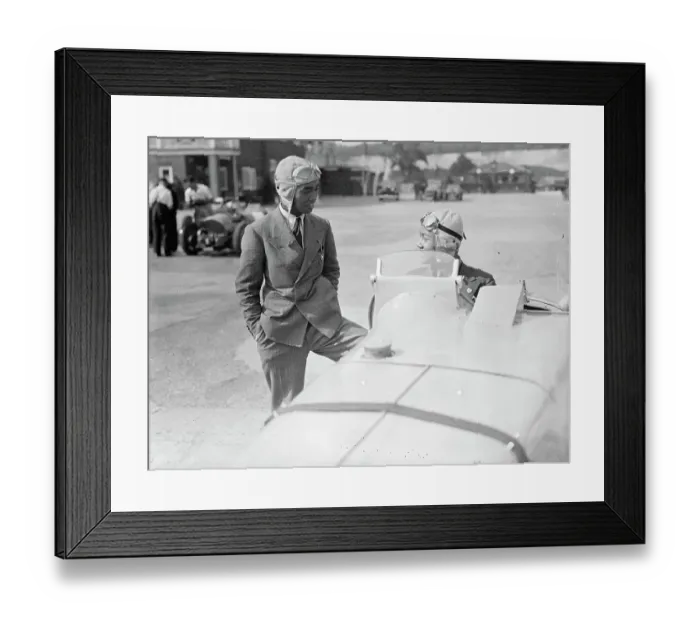 Framed Print : Siams Princes to race at Brooklands. Two Princess from the Royal House of Siam