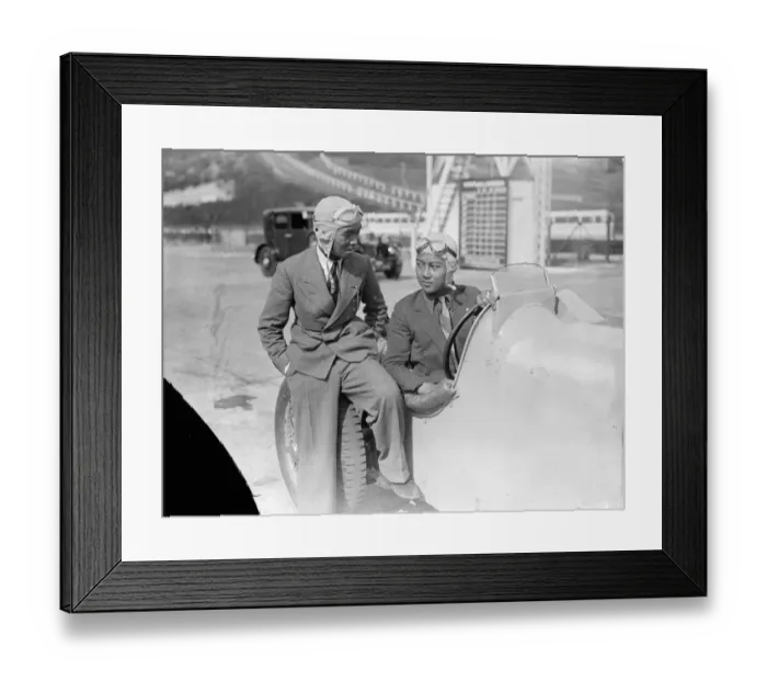 Framed Print : Siams Princes to race at Brooklands. Two Princess from the Royal House of Siam Framed Print : Siams Princes to race at Brooklands. Two Princess from the Royal House of Siam