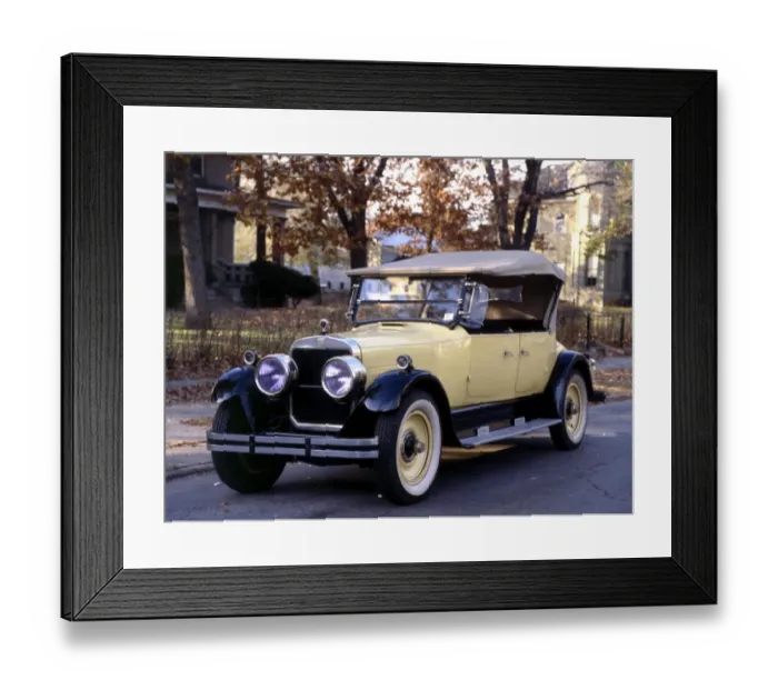 Framed Print : One of Americas great quality cars was the Cunningham V8. This is a 1926 V6 Sport Framed Print : One of Americas great quality cars was the Cunningham V8. This is a 1926 V6 Sport