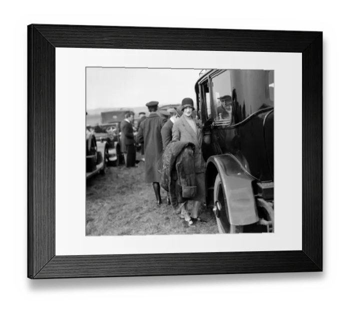 Framed Print : Bar Point to Point races at Northaw, Hertfordshire. Miss Melissa Kemp. 1925 Framed Print : Bar Point to Point races at Northaw, Hertfordshire. Miss Melissa Kemp. 1925