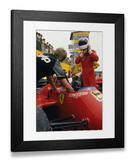 Framed Print : Stefan Nils Edwin Johansson ( born September 8, 1956 ) is a former Formula One driver from Sweden Framed Print : Stefan Nils Edwin Johansson ( born September 8, 1956 ) is a former Formula One driver from Sweden