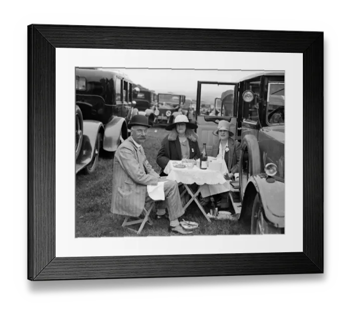 Framed Print : Mrs Wentworth Smith ( right ) at Goodwood Racecourse, Sussex, UK 1927 Framed Print : Mrs Wentworth Smith ( right ) at Goodwood Racecourse, Sussex, UK 1927