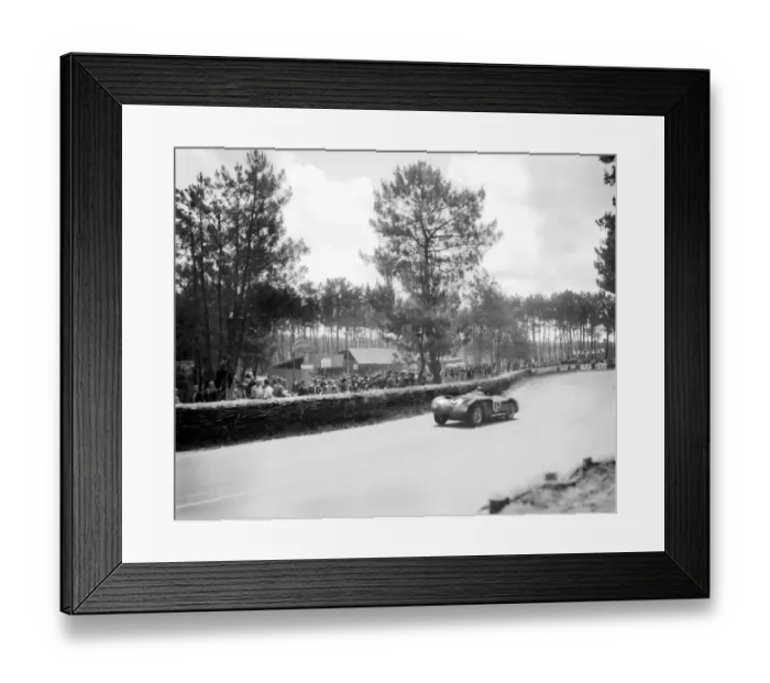 Framed Print : Le Mans 24 Hour Race. The British Team Witehead-Stewart in a Jaguar car (No. 19) Framed Print : Le Mans 24 Hour Race. The British Team Witehead-Stewart in a Jaguar car (No. 19)