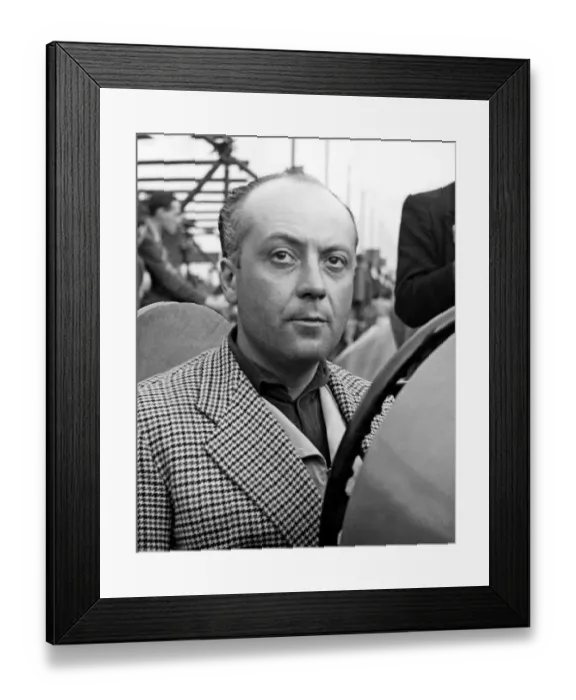 Framed Print : Pierre Levegh, French Veteran driver who was killed in his Mercedes after the disaster Framed Print : Pierre Levegh, French Veteran driver who was killed in his Mercedes after the disaster