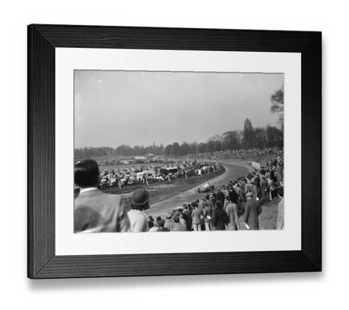 Framed Print : ERA Raymond Mays at speed at Crystal Palace. 1937