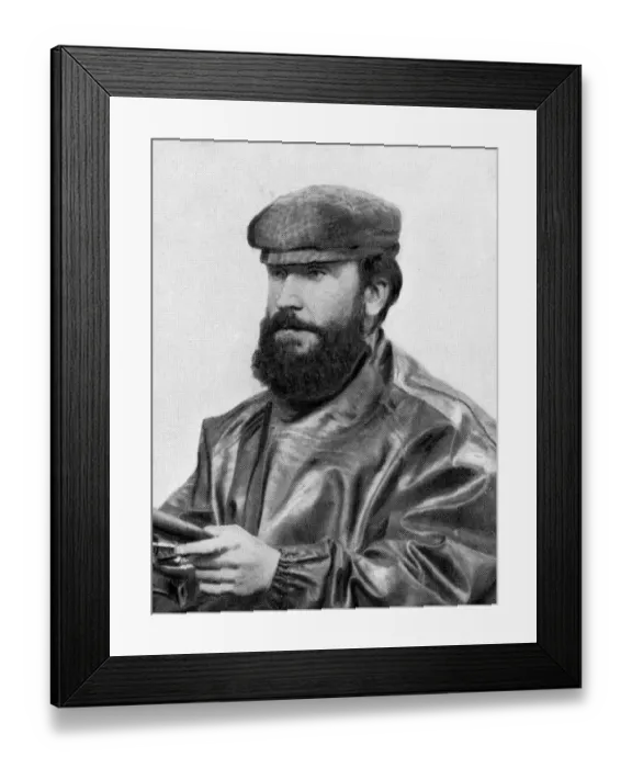 Framed Print : Marcel Renault, brother of Louis Renault died in an accident near Couhe-Verac