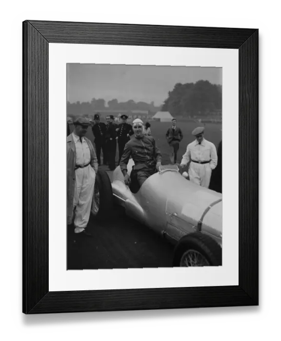 Framed Print : Dick Seaman in his Mercedes-Benz W125 at the Crystal Palace racetrack. 1937 Framed Print : Dick Seaman in his Mercedes-Benz W125 at the Crystal Palace racetrack. 1937