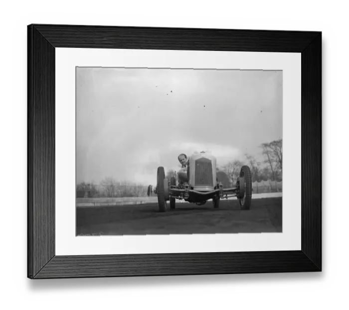 Framed Print : Famous drivers to set up new record for 1500 cc cars at Crystal Palace on Saturday Framed Print : Famous drivers to set up new record for 1500 cc cars at Crystal Palace on Saturday