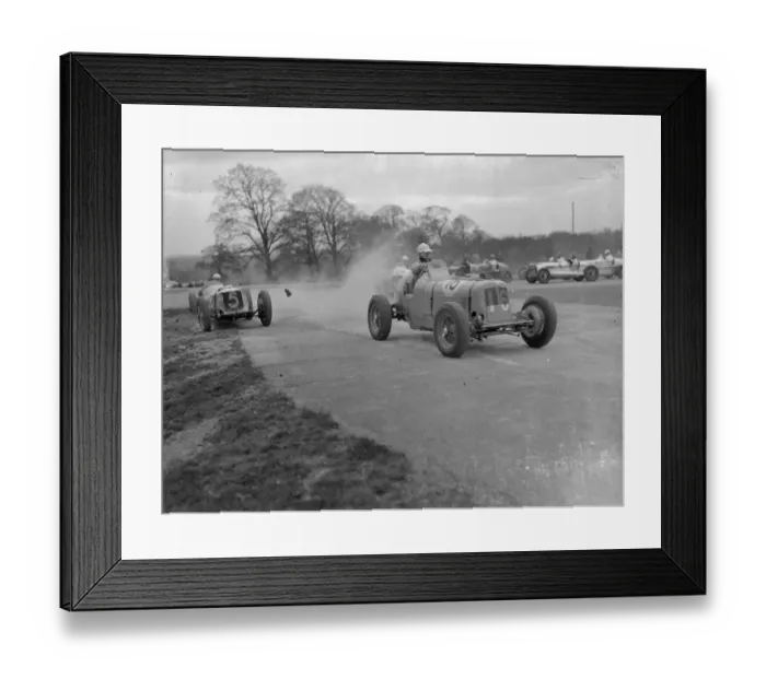 Framed Print : Seaman driving single handed, wins British Empire road race. Driving witout relief Framed Print : Seaman driving single handed, wins British Empire road race. Driving witout relief