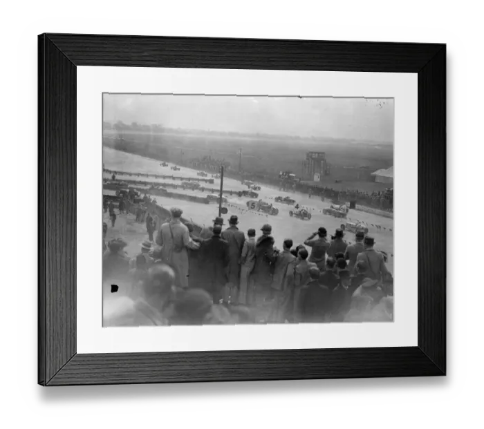 Framed Print : Forty seven cars were entered for 250 mile international trophy race at Brooklands Framed Print : Forty seven cars were entered for 250 mile international trophy race at Brooklands