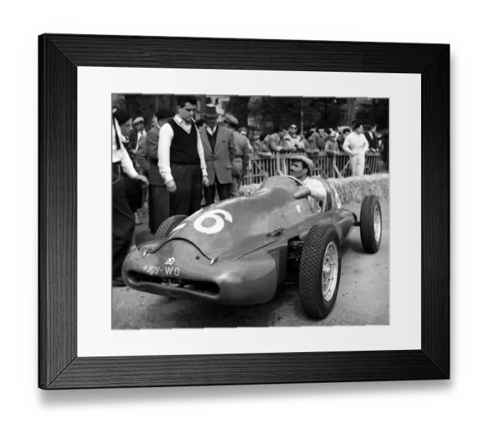 Framed Print : French Paul Armagnac, during a practice session at Pau, France, in a D B Panhard machine Framed Print : French Paul Armagnac, during a practice session at Pau, France, in a D B Panhard machine