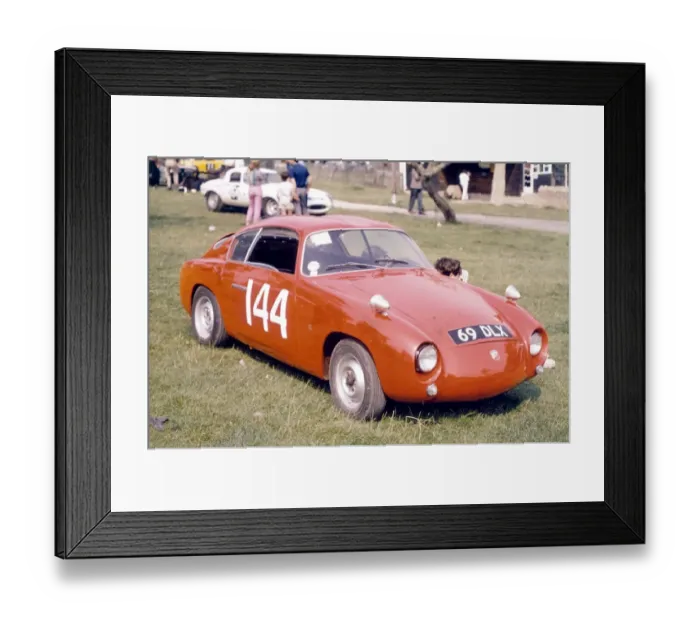 Framed Print : 1956 Fiat Abarth racing car