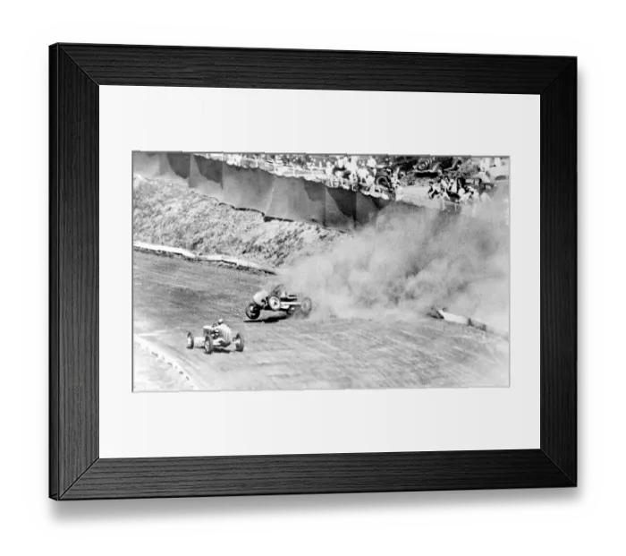 Framed Print : Lacatiers a blazing car hurling through the air in a column of smoke whichconceels Framed Print : Lacatiers a blazing car hurling through the air in a column of smoke whichconceels