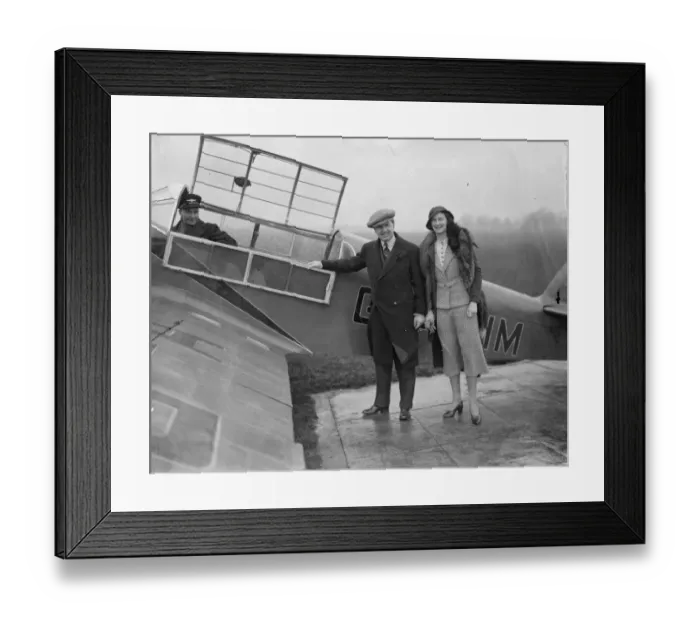 Framed Print : MP races pigeons with car and plane. Mr Thomas Cook MP for Norfolk North, took Framed Print : MP races pigeons with car and plane. Mr Thomas Cook MP for Norfolk North, took