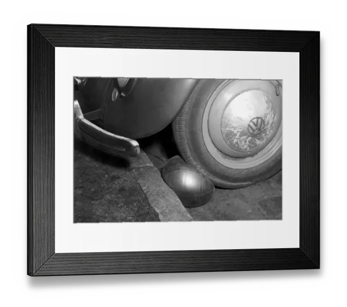 Framed Print : The new plastic football is claimed to be tougher than normal types. Its toughness Framed Print : The new plastic football is claimed to be tougher than normal types. Its toughness
