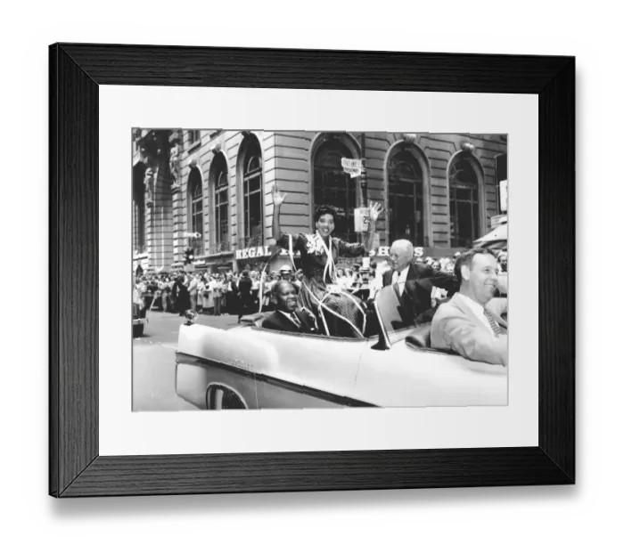 Framed Print : A radiant Miss Althea Gibson who became tennis champion by winning the ladies lawn Framed Print : A radiant Miss Althea Gibson who became tennis champion by winning the ladies lawn