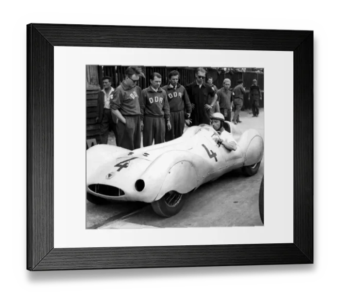 Framed Print : Sport race car 1500cc of GDR in 1954
