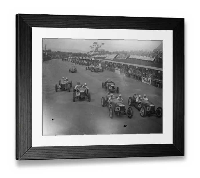 Framed Print : Ulster T T. General view and start. 1932 Framed Print : Ulster T T. General view and start. 1932
