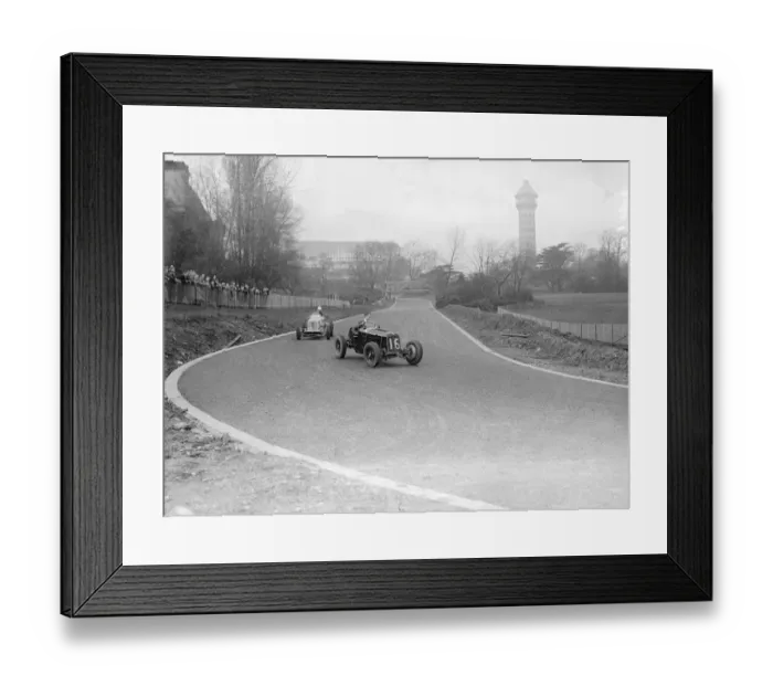 Framed Print : Drivers practice on new Crystal Palace track. Drivers had their first practice Framed Print : Drivers practice on new Crystal Palace track. Drivers had their first practice