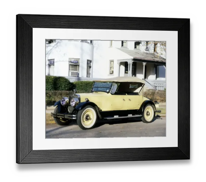 Framed Print : Transport Road 1926 Cunningham V6 Sport Touring