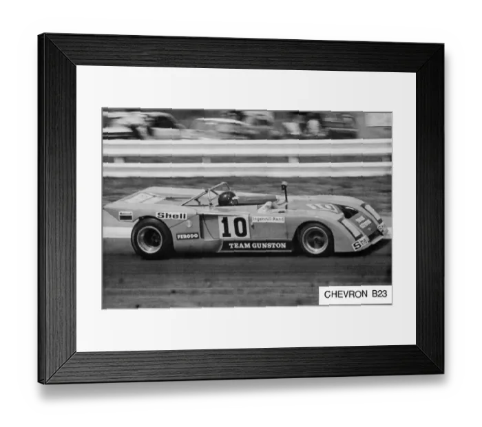 Framed Print : 1973 Chevron B23 2 litre sports racing car Framed Print : 1973 Chevron B23 2 litre sports racing car