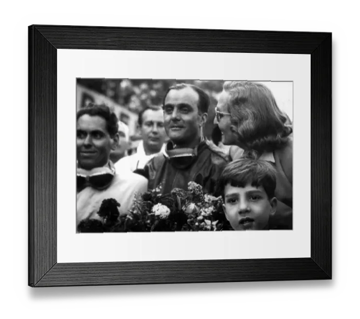 Framed Print : Luigi Chinetti, driving an Italian Ferrari car, won the 24-hour race held oat Spa Francorchamps Framed Print : Luigi Chinetti, driving an Italian Ferrari car, won the 24-hour race held oat Spa Francorchamps