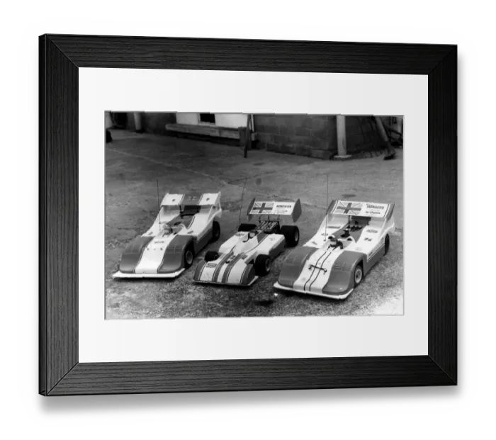 Framed Print : Three Associated kit cars prepared by Tom and Dave Martin for the final open meetings Framed Print : Three Associated kit cars prepared by Tom and Dave Martin for the final open meetings