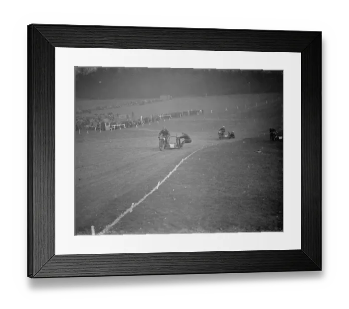 Framed Print : Brands Hatch motor side car race. 1938 Framed Print : Brands Hatch motor side car race. 1938