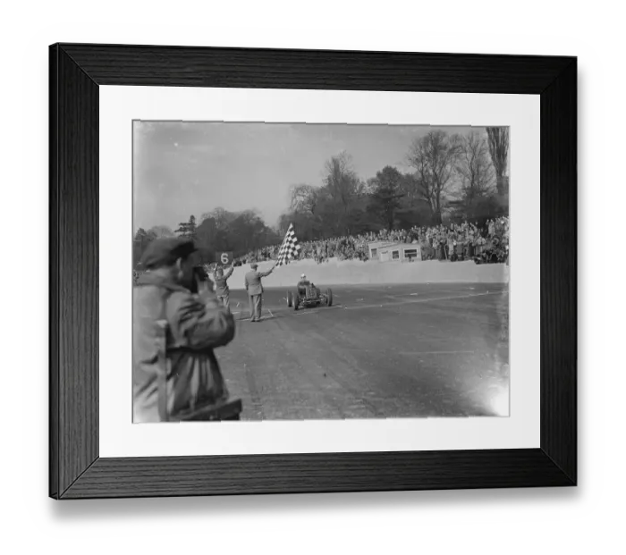 Framed Print : ERA Pat Fairfield the winner at Crystal Palace. 1937 Framed Print : ERA Pat Fairfield the winner at Crystal Palace. 1937